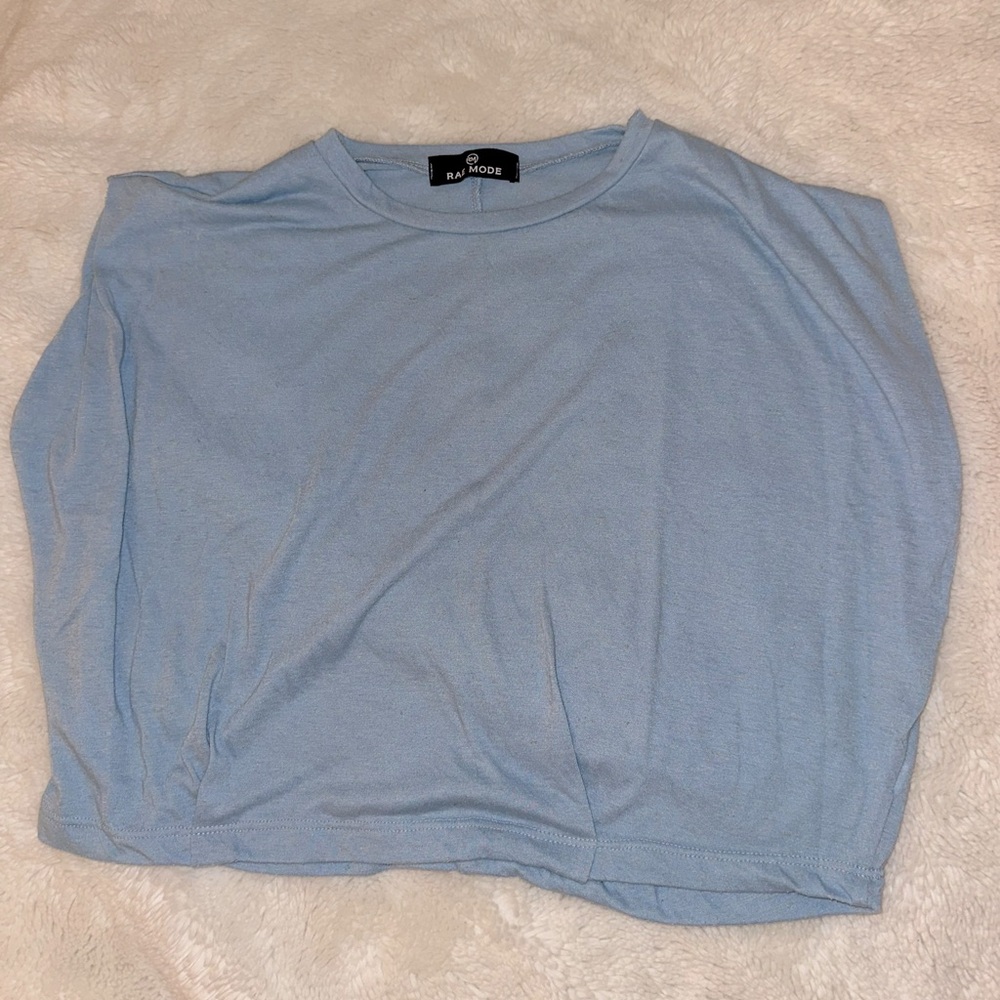 Madewell Light Blue Short Sleeve Tee